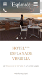 Mobile Screenshot of hotelesplanadeversilia.it