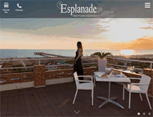 Tablet Screenshot of hotelesplanadeversilia.it